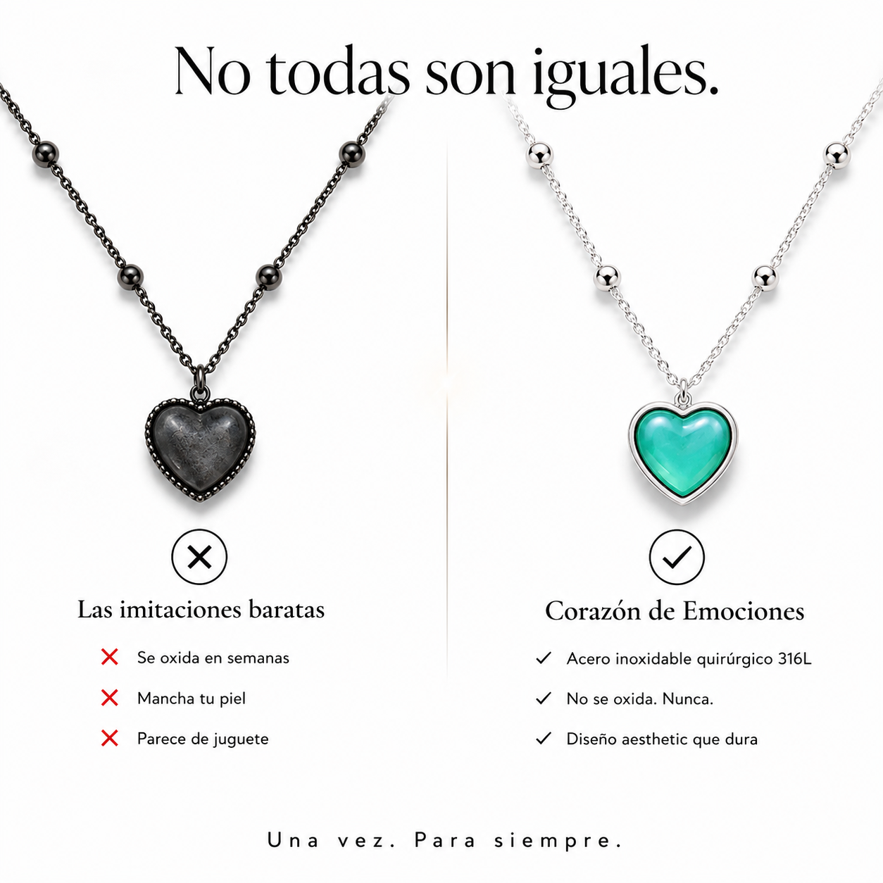 Collar Corazón de Emociones